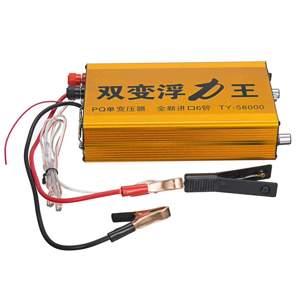 58000V AC Ultrasonic Inverter Head Electro Fisher Shocker Stunner Voltage Booster 12V Battery Regulator - Image 2