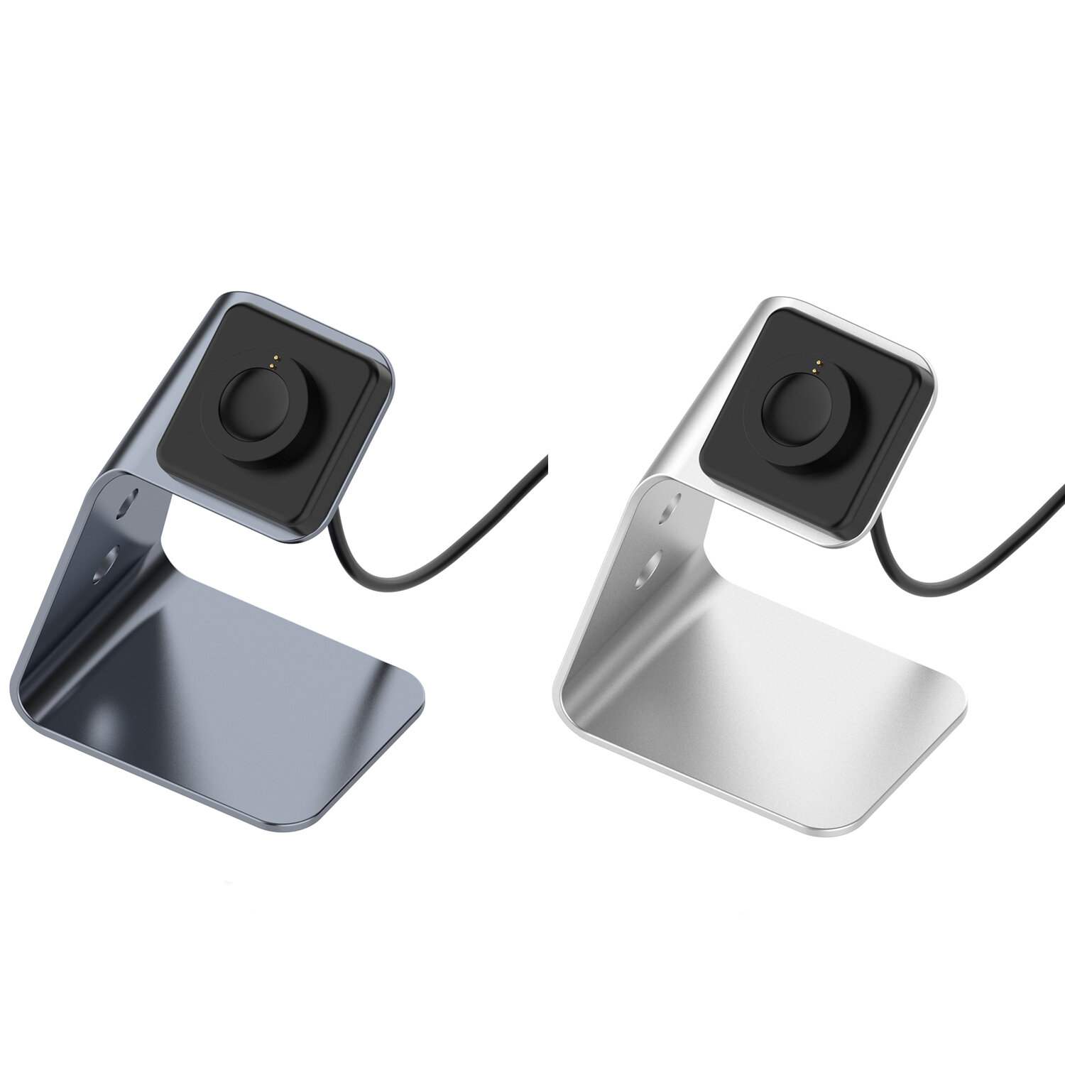 Bakeey Aluminum Alloy Magnetic Charging Base Smart Watch Charger For Fossil Gen5 - Grey