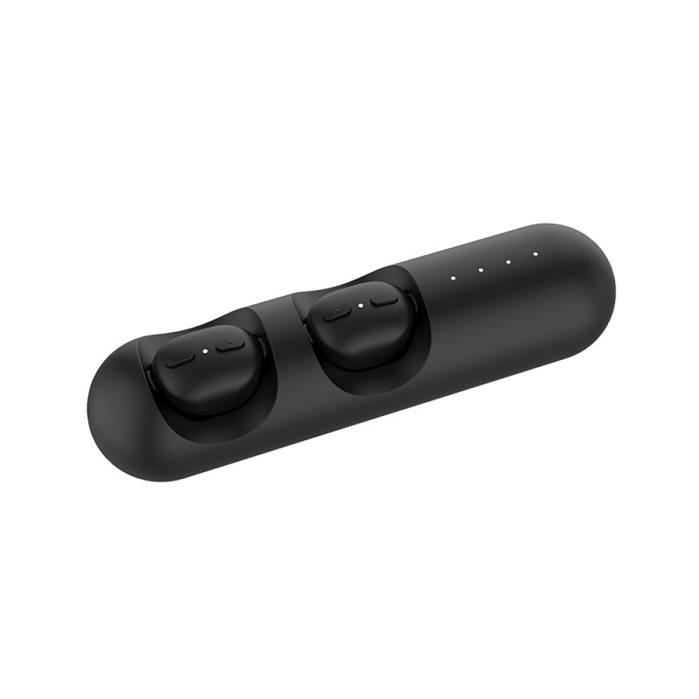 QCY T1 Mini TWS bluetooth 5.0 Earphone HiFi Stereo Bilateral Calls Voice Prompt Headphone with Charging Box from Eco-System - Black