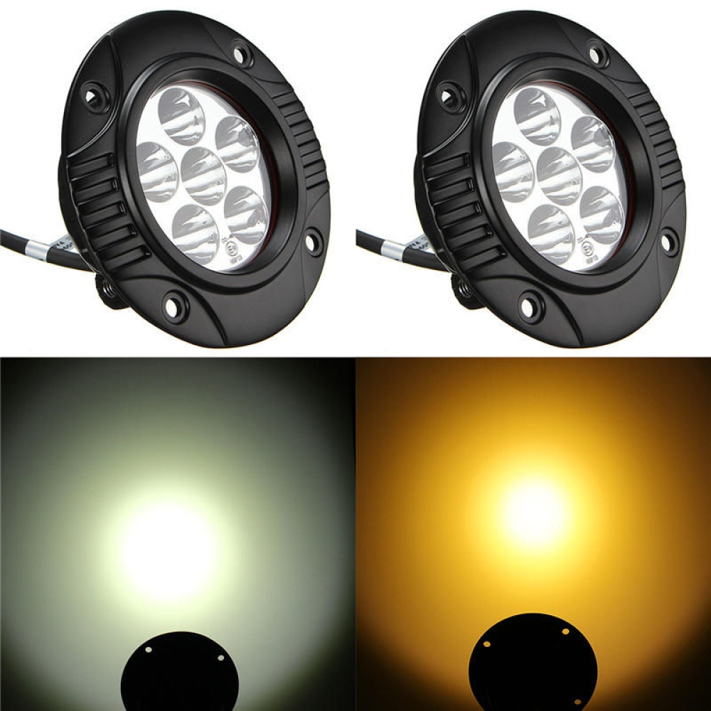 3.5Inch 18W 6SMD LED Work Light Off Road Driving Spot Lightt Fog Lamp Work Light - White - Image 2