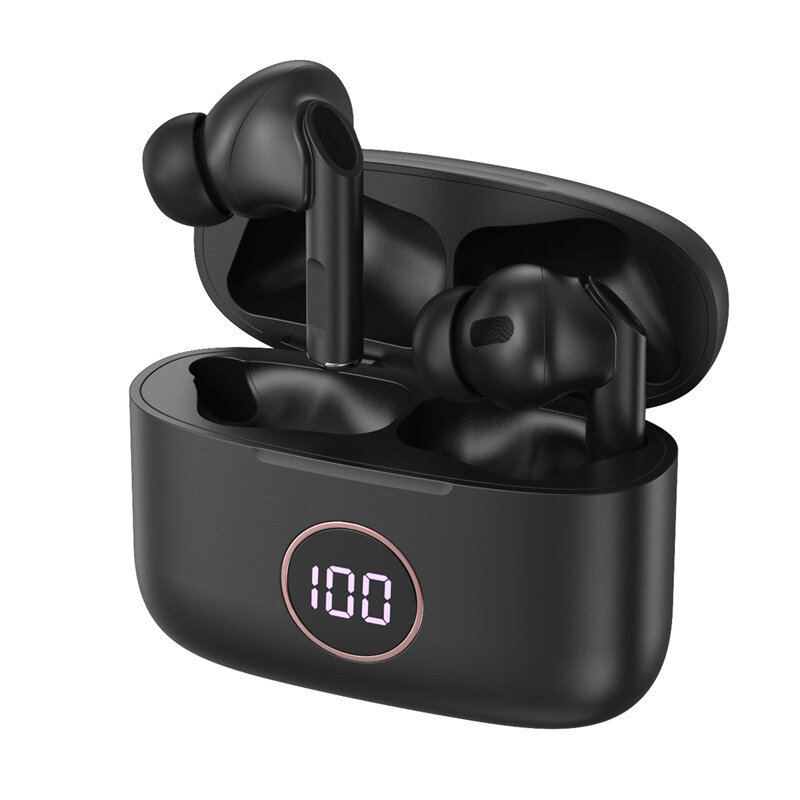 Bakeey X18 TWS In-Ear bluetooth Earphones Stereo Bass Gaming Headset ENC Noise Reduction Sport Waterproof Headphones With Mic - White - Image 2