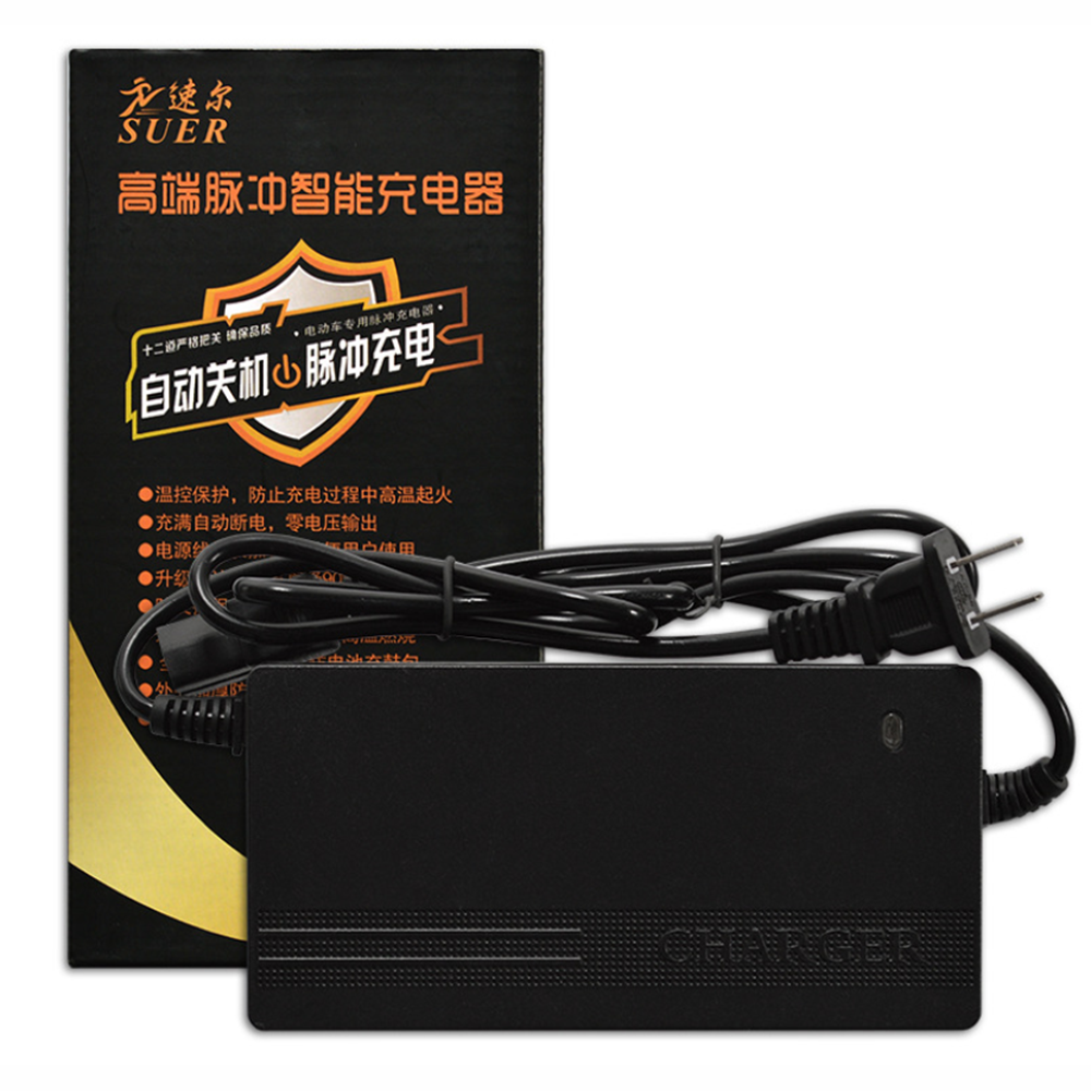 24V 12AH/20AH Pulse Intelligence Battery Charger For Electric Scooter Bicycle Bike Vehicle Lead-Acid Batteries - 20AH - Image 2