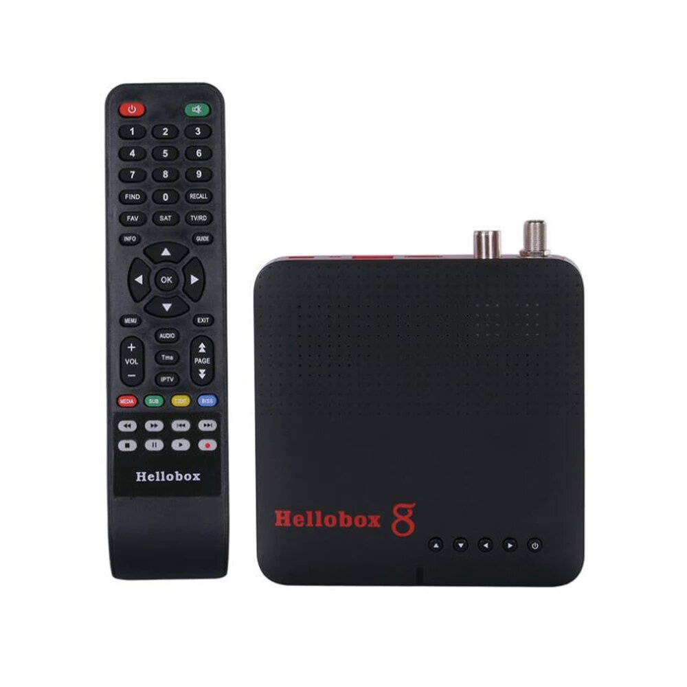 Hellobox 8 DVB-T2 C DVB-S2 S2X Combo WiFi Set Top Box 1080P Full HD Satellite Receiver Tuner HEVC H.265 TV Play - EU Plug