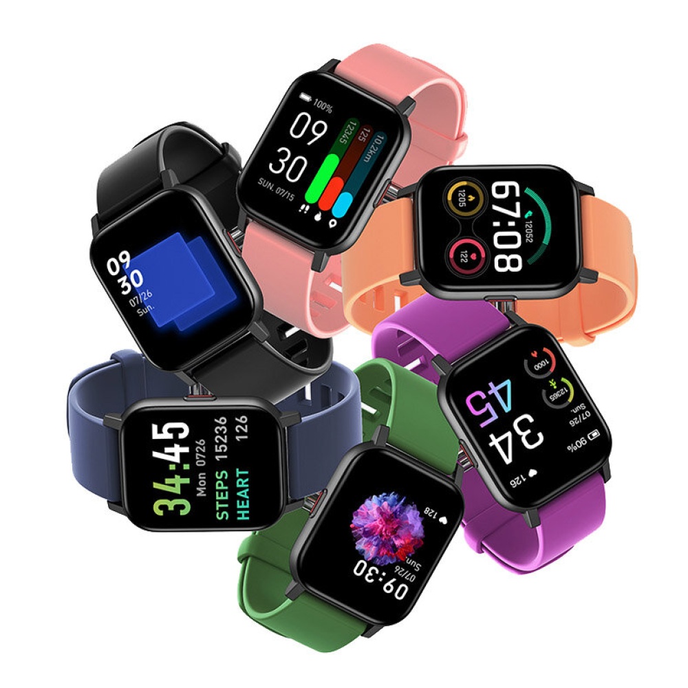 Bakeey GTS1 Ultra-Thin 1.3inch Full-Touch Screen Heart Rate Monitor Body Temperature Blood Pressure SpO2 Measurement IP68 Waterproof BT5.0 Smart Watc