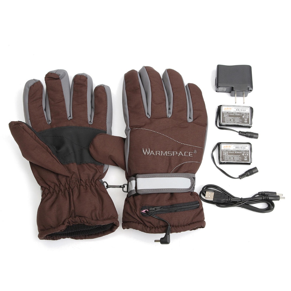 WARMSPACE Battery Rechargeable Heated Winter Motorcycle Gloves - Image 2