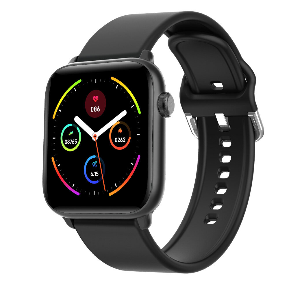 KINGWEAR KW37 24/7 Heart Rate Monitor Instant Messages Reminder Weather Display IP68 Waterproof Smart Watch - Grey