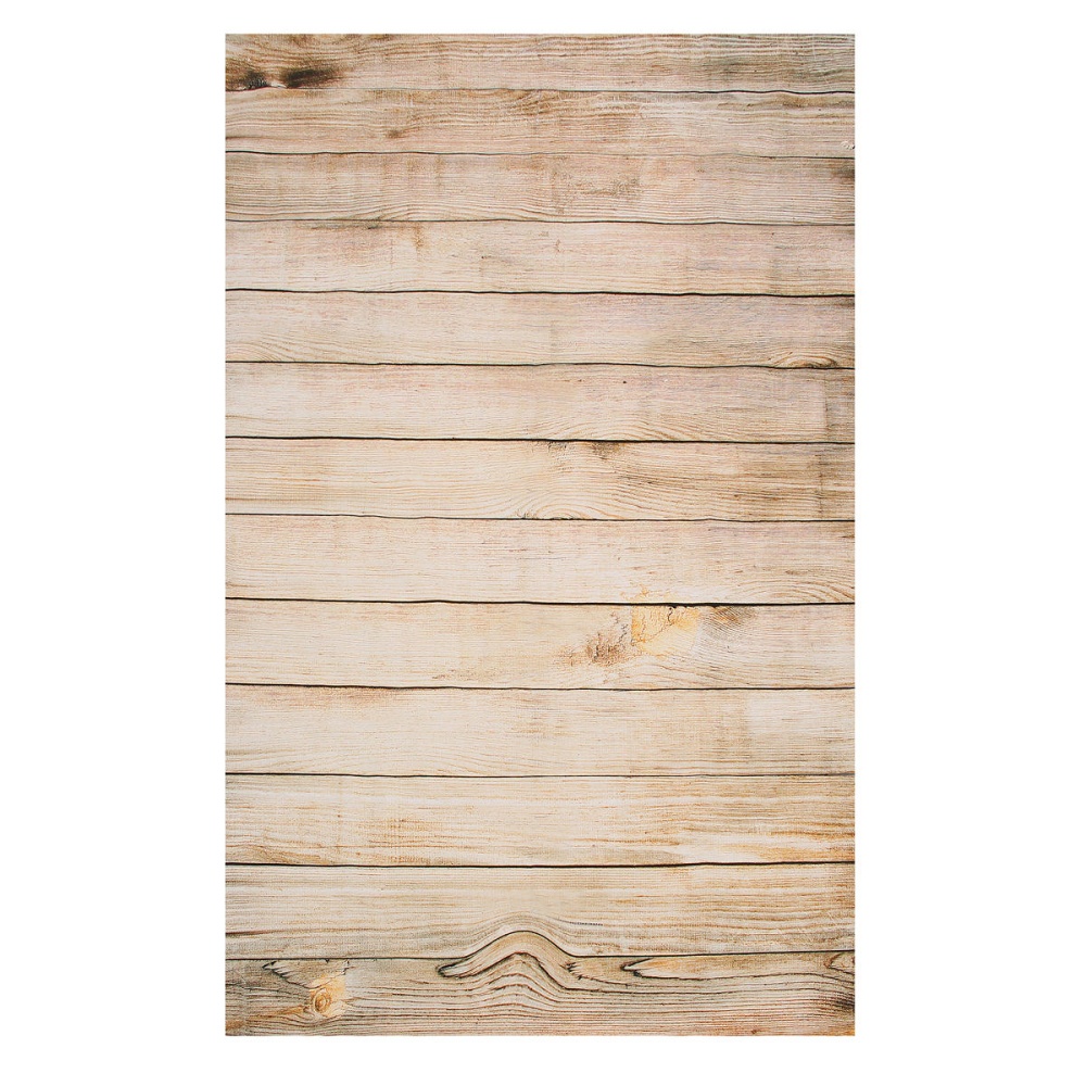 5x7ft Wood Wall Floor Theme Photography Vinyl Background Backdrop for Studio 1.5x2.1m - Image 2