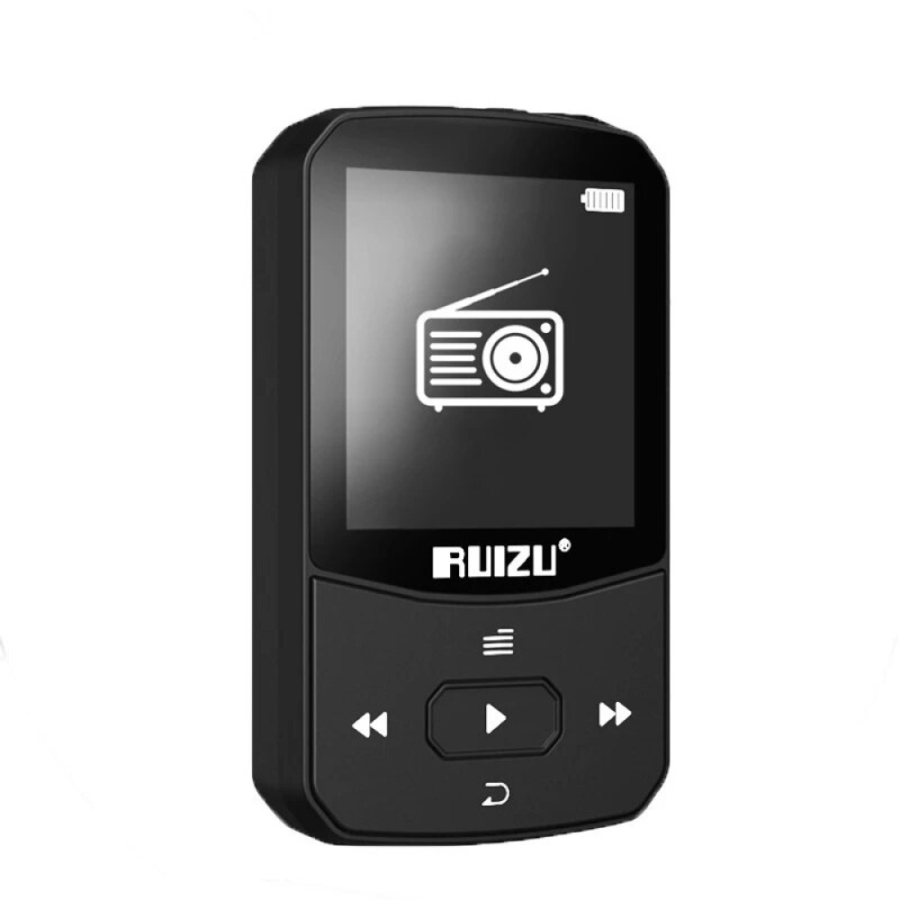 RUIZU X52 MP3 Player bluetooth Lossless Sport Music Player Supports FM Radio Recording Video E-Book Pedometer TF Card - 8GB