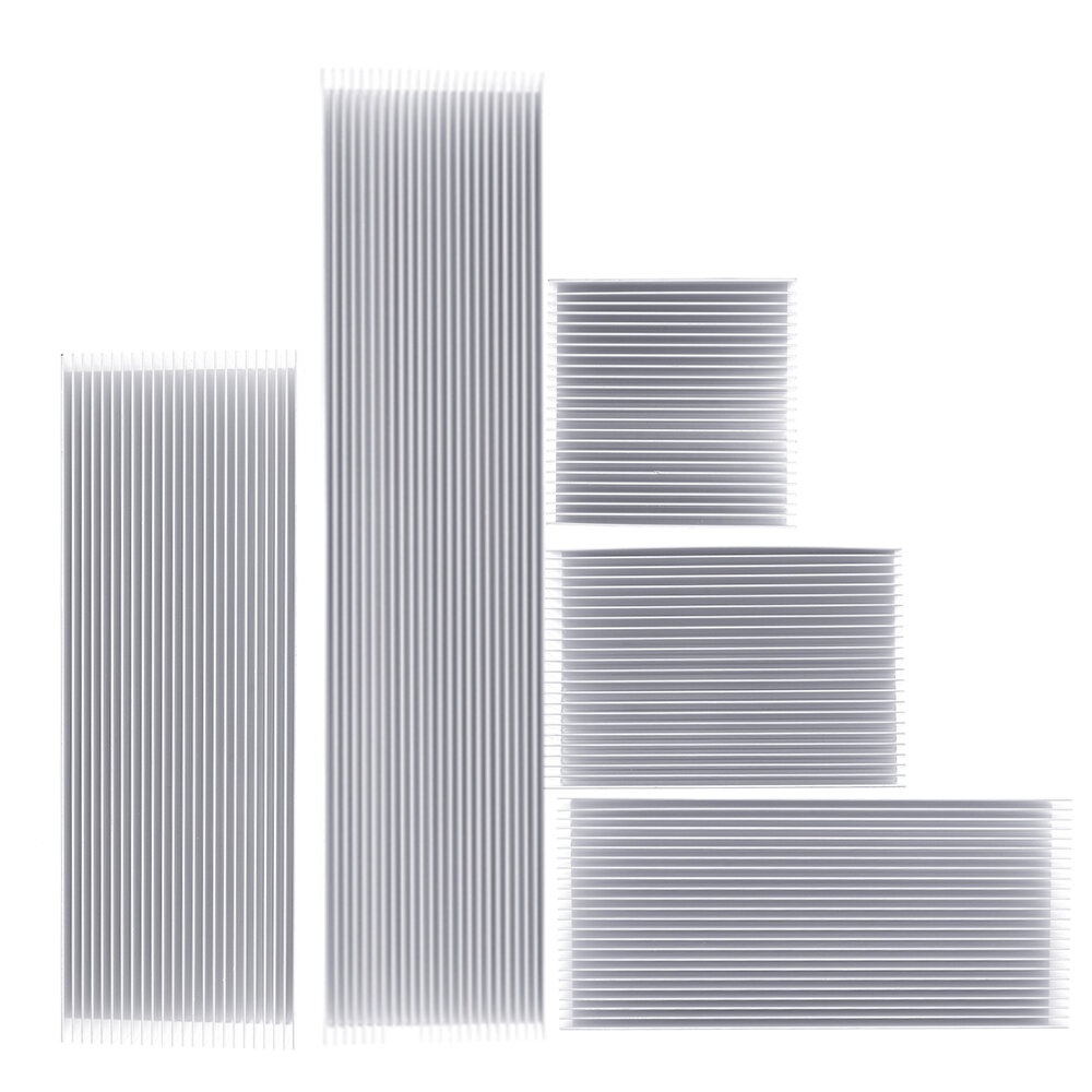 Coussin de refroidissement en alliage d'aluminium pour radiateur haute puissance LED IC radiateur radiateur radiateur 69 * 37 * 69mm / 100mm / 150mm / 200mm / 300mm en option - 150mm