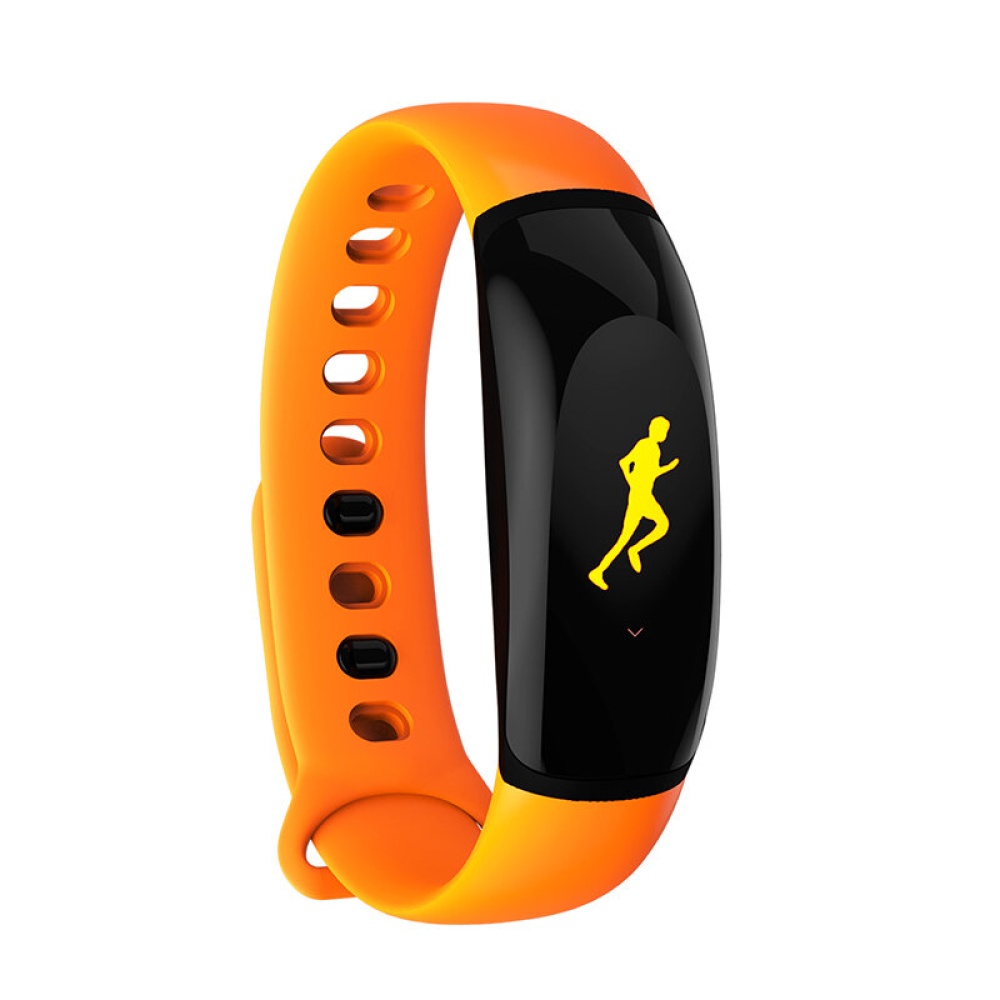 KALOAD U8 Plus Heart Rate Blood Pressure Monitor Waterproof Smart Sports Wristband - Orange - Image 2