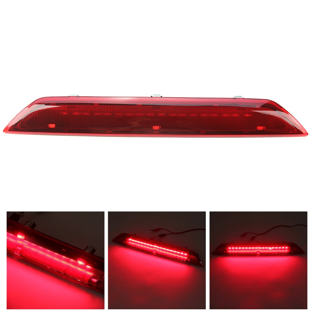Central High Level Stop Lamp3RD Third Brake Light Black/Red Lens For Ford Transit MK8 2012-2019 1899968 - Red