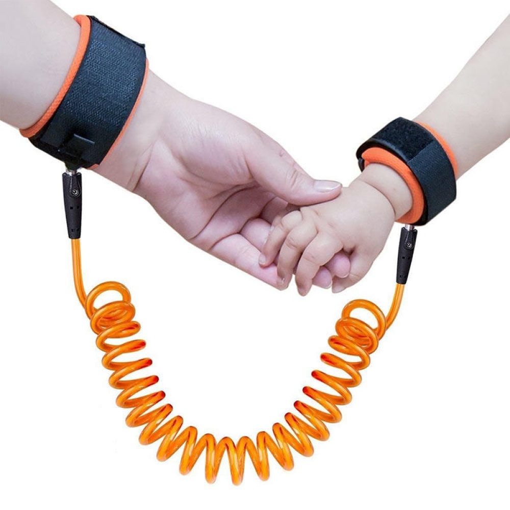 Vvcare BC-LB001 Baby Anti Lost Safety Wrist Link Toddler Safety Leash Strap Anti Lost Device - 1.5m Orange - Image 2