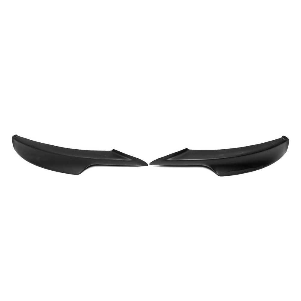 Black Front Bumper Lip Splitter Diffuser Protector Pair For BMW E90 335i 328i LCI M-Tech 2009-2012 - Image 2