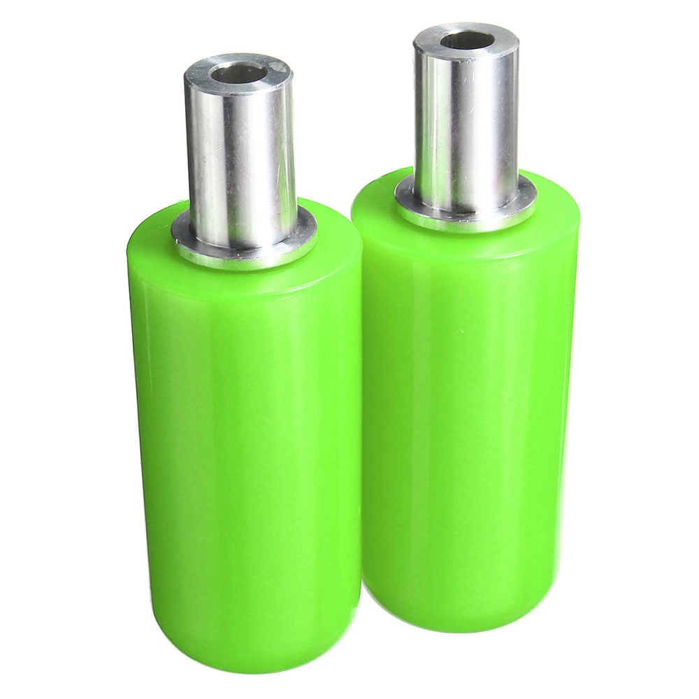 Universal No Cut Frame Sliders For Yamaha Suzuki Kawasaki Honda Ducati Triumph BMW-Aprilia - Green - Image 2