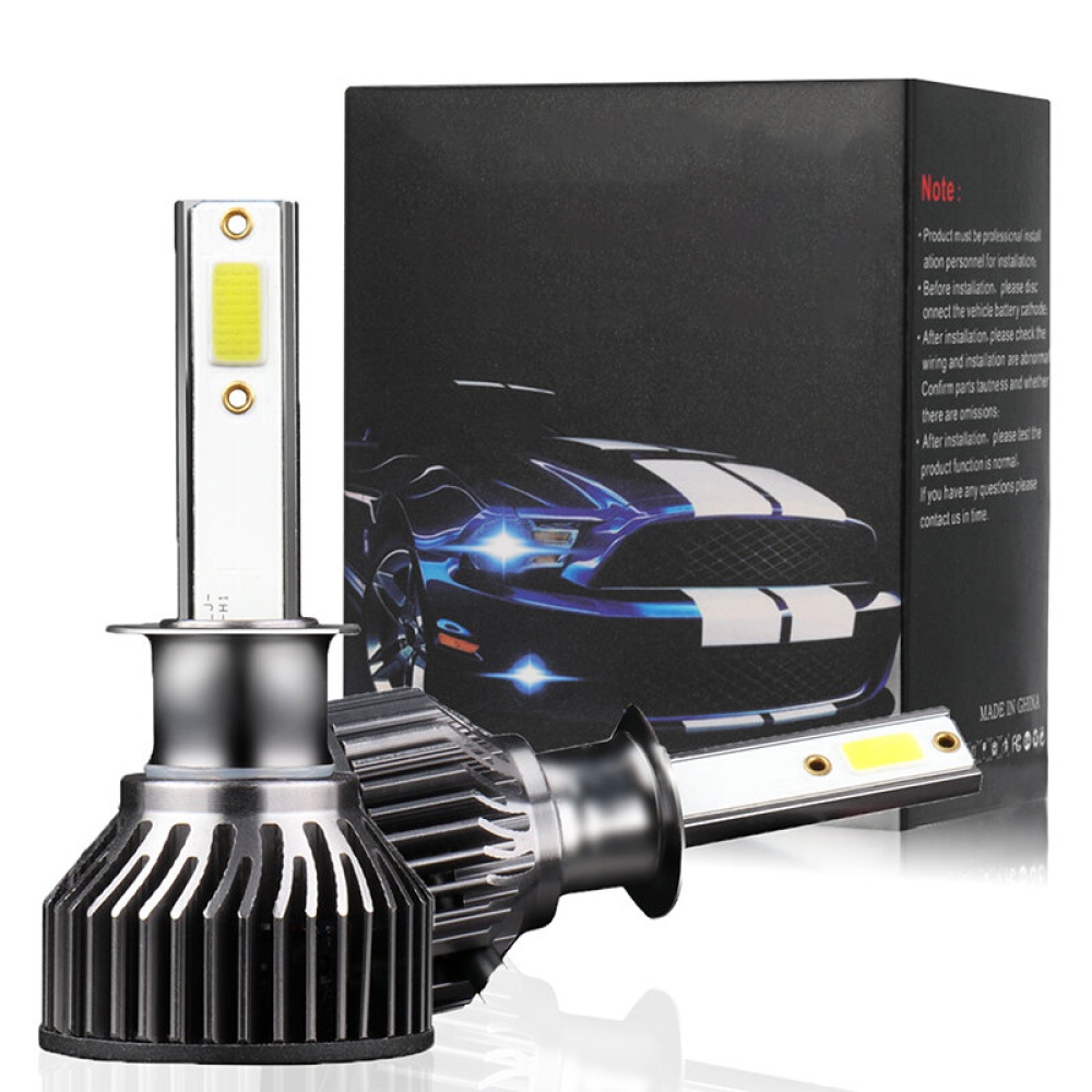 2PCS 55W 4800LM 6500K Car LED Headlight H1 H4 H7 H11 9005 9006 Fog Light Replace Bulb IP68 Waterproof - H1 - Image 2