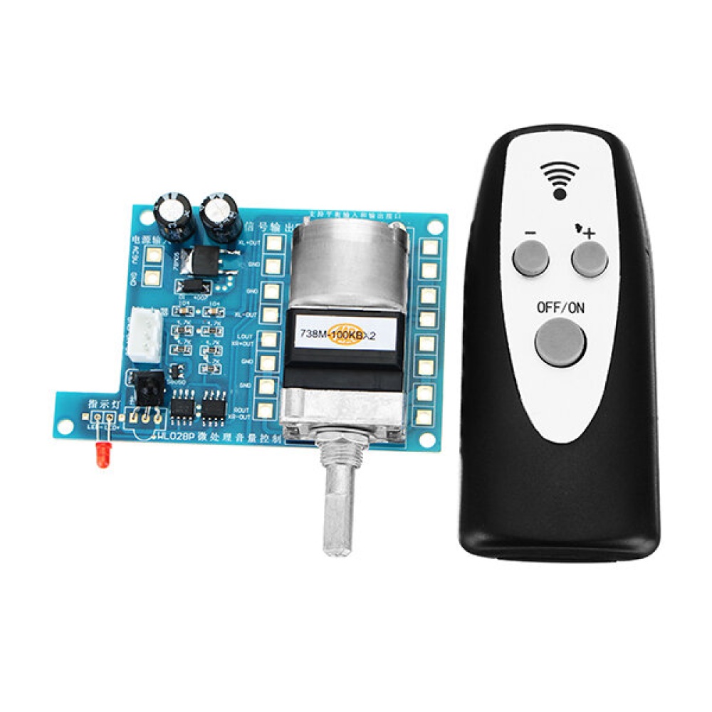 AC/DC 9V Infrared Remote Control Volume Controller Board ALPS Pre Potentiometer - Image 2