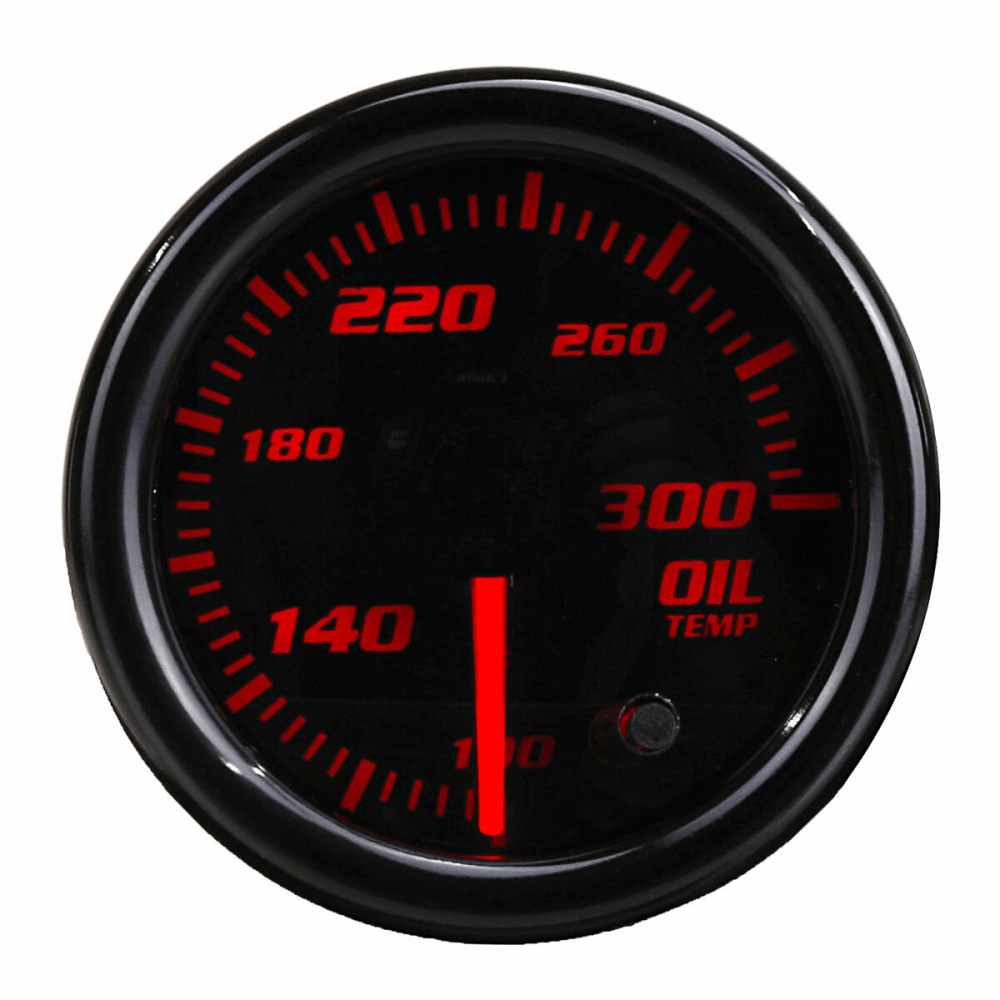 Universal 2"/52mm 12V Oil Temperature Gauge 7 Solid Color LED Display Car Digital Meter - Image 2