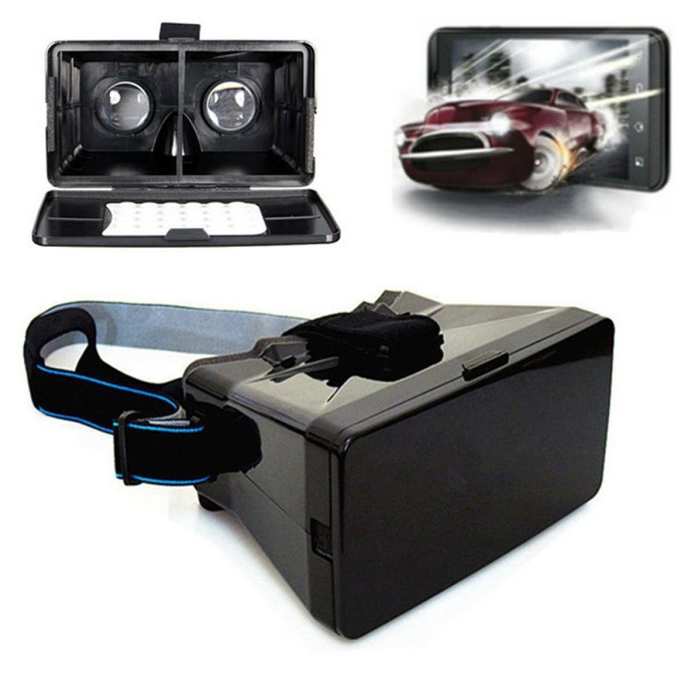 ELEGIANT Virtual Reality VR Glasses pour telephone portable 3D Glass Wearing Head Wear Stereoscopique Lunettes 3D