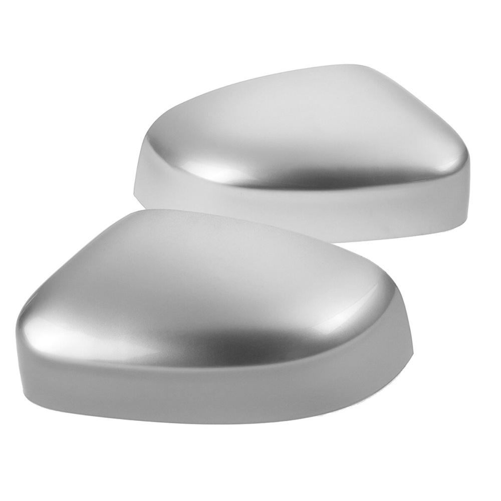 Car Right/Left Door Wing Mirror Cover Cap Gloss Silver For Ford Focus MK2/3/4 2008-2018 - Right - Image 2