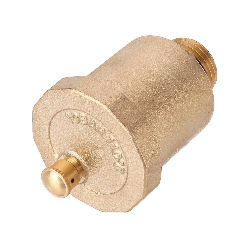 TMOK DN15 G1/2 One Way Brass Thread Air Vent Exhaust Valve Automatic Air Pressure Valve Safety Release Valve for Solar Water Heater - Image 2