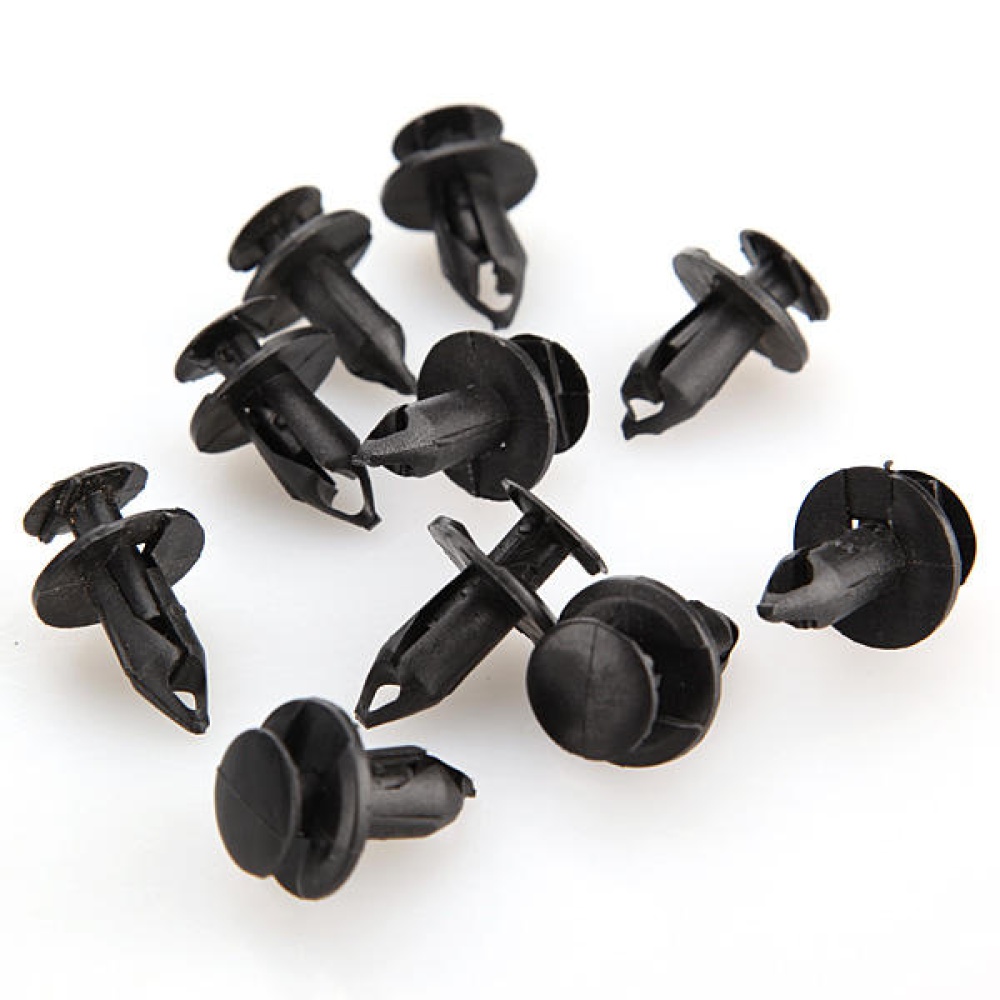 30x 8mm Clips Choc Agrafe Fixtion Rivet Bumper Pr Honda Suzuki - Image 2