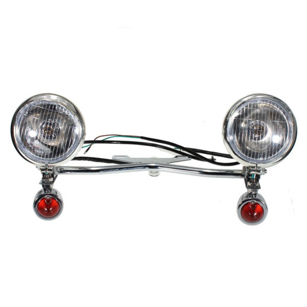 Turn Light Spot Lightt Bar Passing Lamp For Harley Davidson Honda Kawasaki Vulcan - Image 2