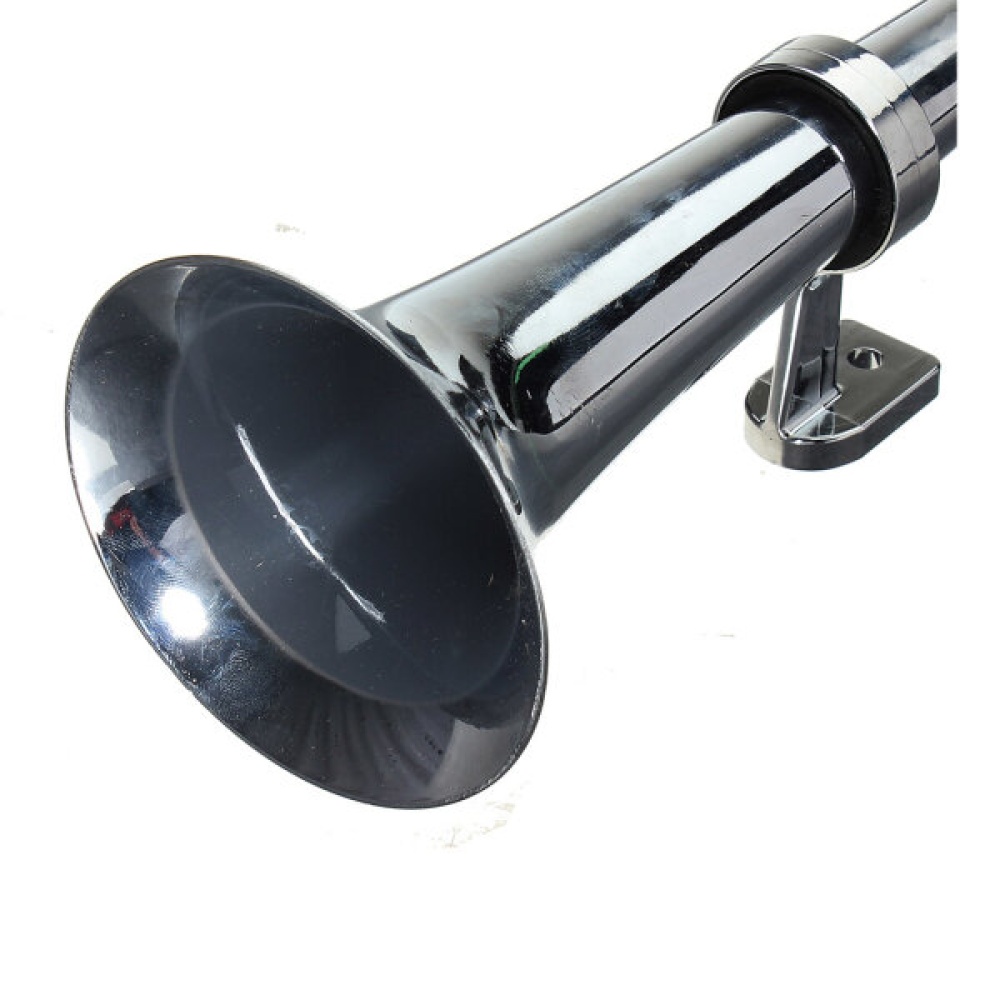 Chrome Single Trumpet Air Horn Trucks Lorry Automobiles Boat - Image 2