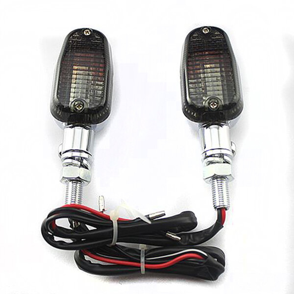 Universal Amber Motorcycle LED Indicator Turn Light For Honda Suzuki Harley - Image 2