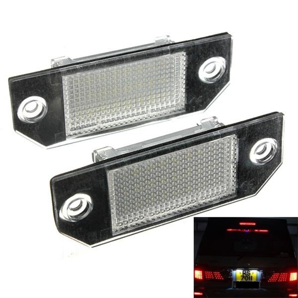 2x 24LEDs License Number Plate Light Lamps for Ford Focus C-MAX 03-07 - Image 2