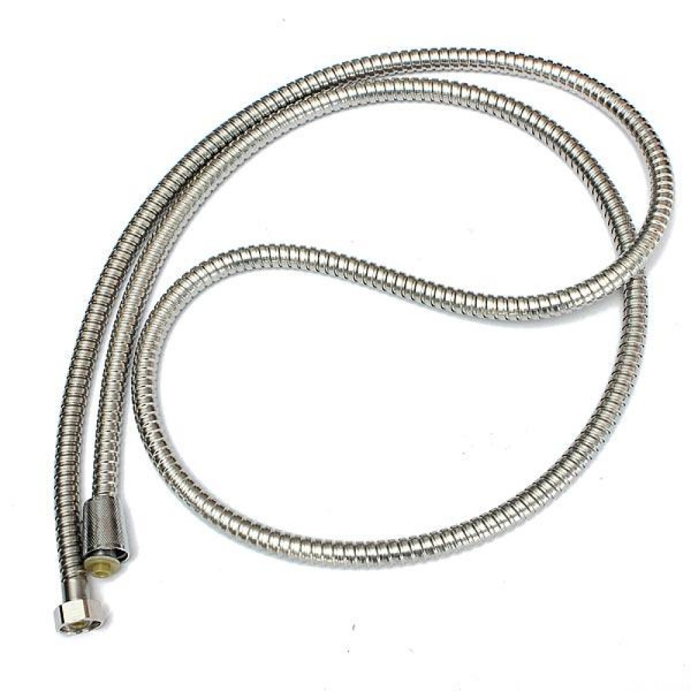 2M Flexible Stainless Steel Chrome Shower Head Bathroom Water Hose - Image 2