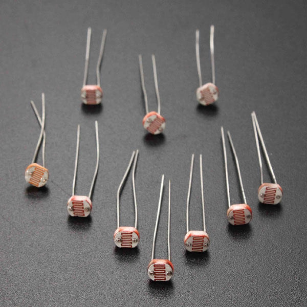 10 PCS 5MM Light Dependent Resistor Photoresistor GL5528 LDR - Image 2