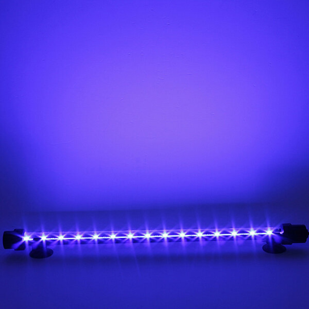 48CM Aquarium Fish Tank Waterproof LED Light Bar Submersible - Blue - Image 2