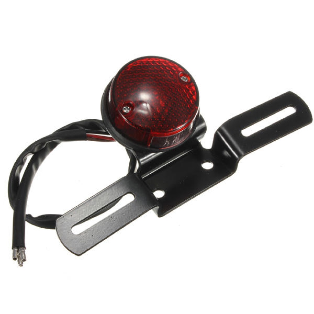 Motorcycle LED Round Tail Light For Harley Turn Signal Lamp 12V - Image 2