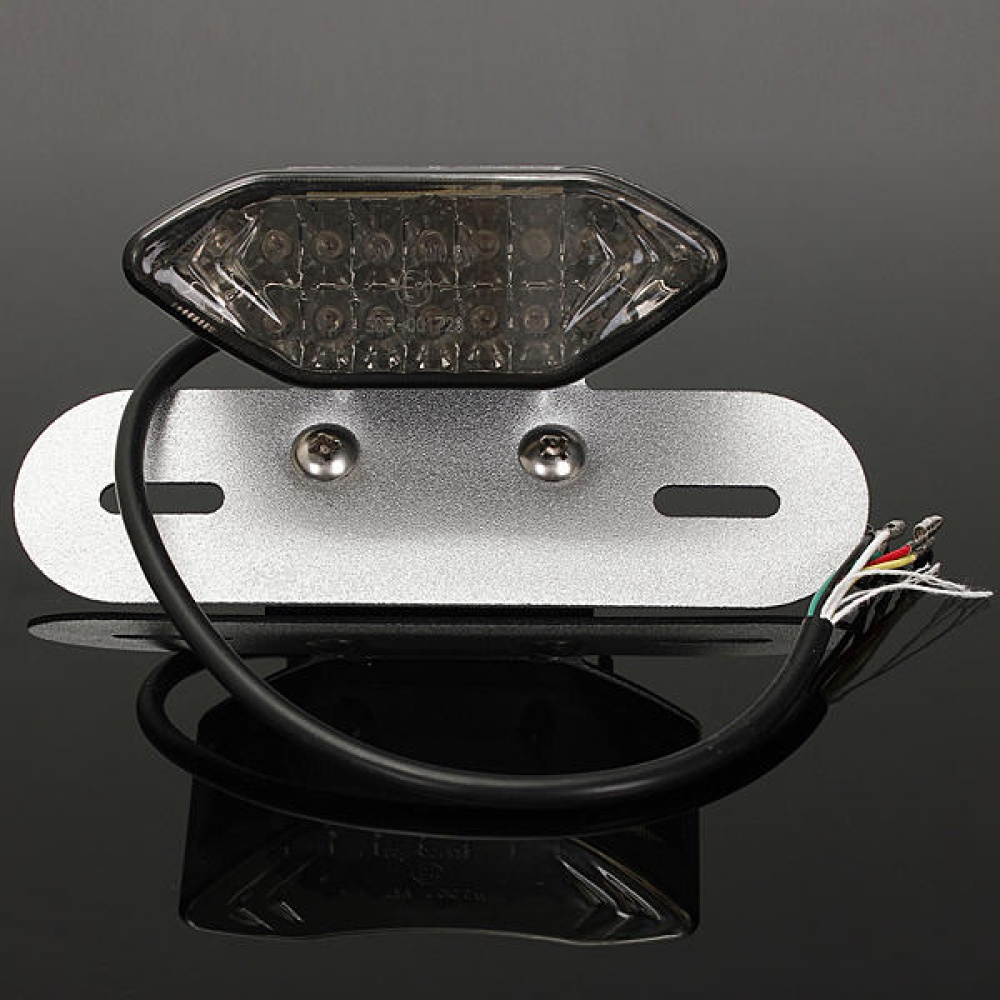 12V 16LED Motorcycle Quad ATV Brake Tail License Plate Light - Image 2