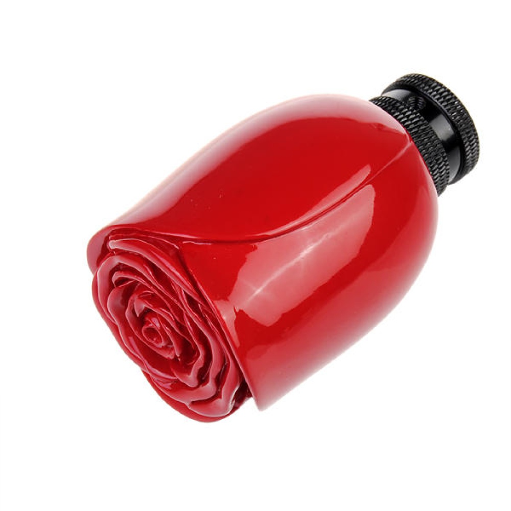 Universal Red Rose Car Gear Stick Shift Knob Lever - Image 2