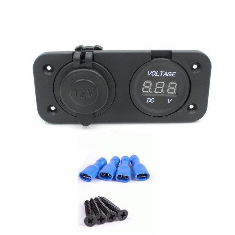 Motorcycle Ignitor Power Socket With DC 12V Digital Voltmeter - Image 2