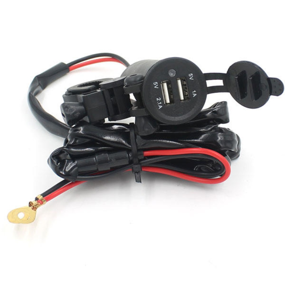 Waterproof Motorcycle Car Mobile Phone USB Charger Power Adapter - Image 2