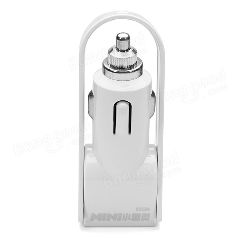 6553N Mini Elf 5V/2.1A Dual USB Car Charger For iPad Cell Phone - Black - Image 2