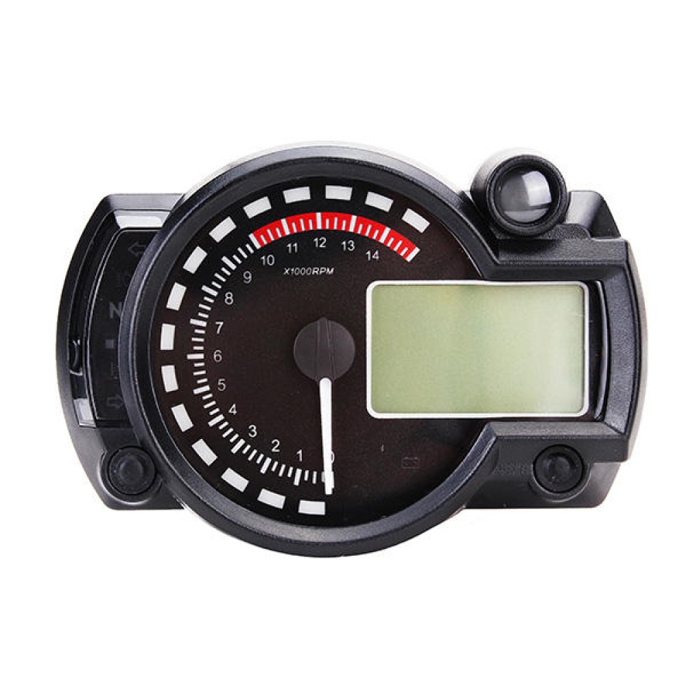 Adjustable Motorcycle Digital Speedometer LCD Digital Odometer - Image 2