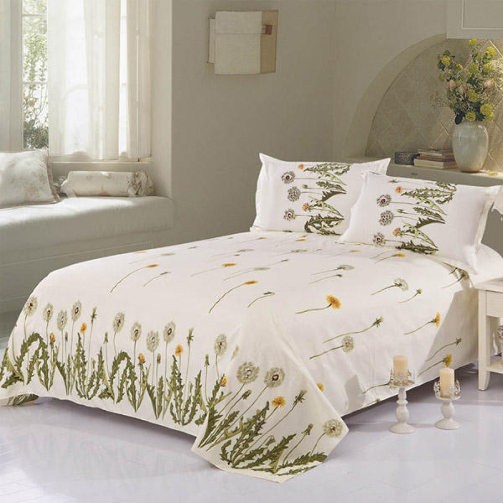 4pcs Suit Polyester Fiber Eternal Love Reactive Dyeing Bedding Sets - Full Size - Image 2