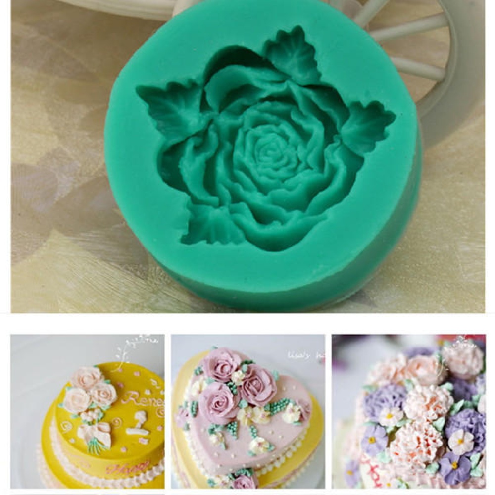 Beautiful Silicone Flower Fondant Mold Mould 3D Cake Mold Cake Decoration - Image 2