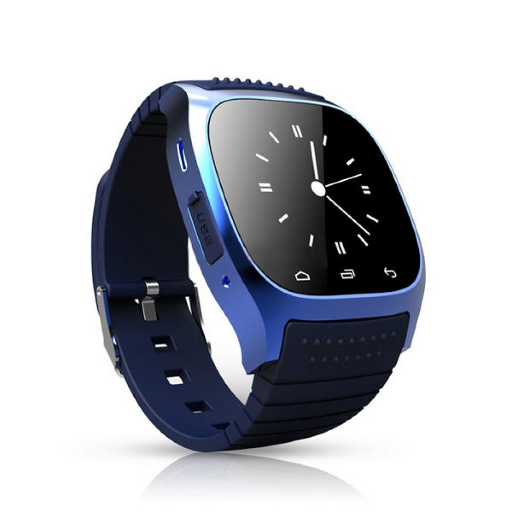 Montre intelligente de poignet de montre de pouce de la montre IP68 108MHz de Rwatch M26S pour IOS Android - Blanc