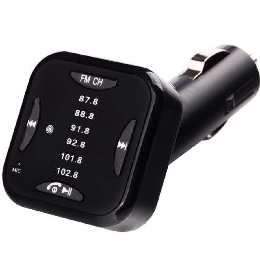 Wireless FM Transimittervs Hands Free Stereo Car Kit Car Charger For Cell Phone - Image 2