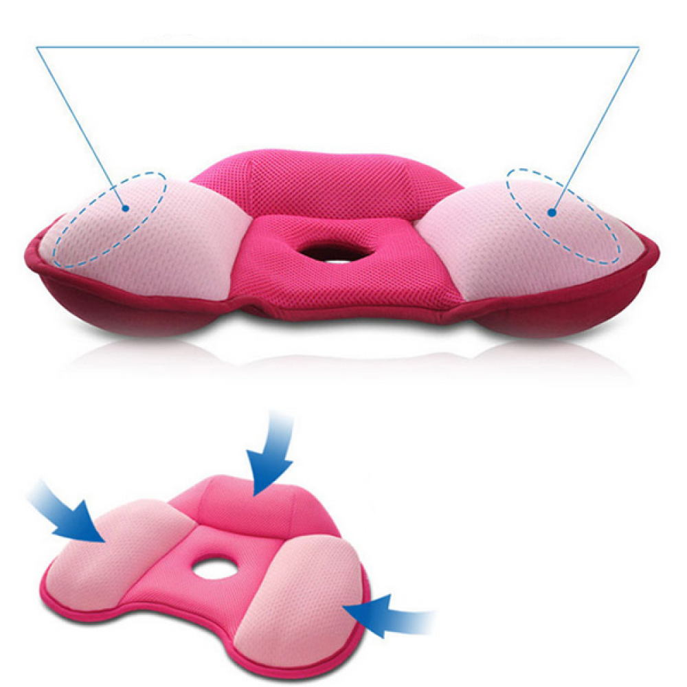 Cotton Slow Rebound Massage Cushion Breathable Sofa Office Round Beautify Hip Cushion - Image 2