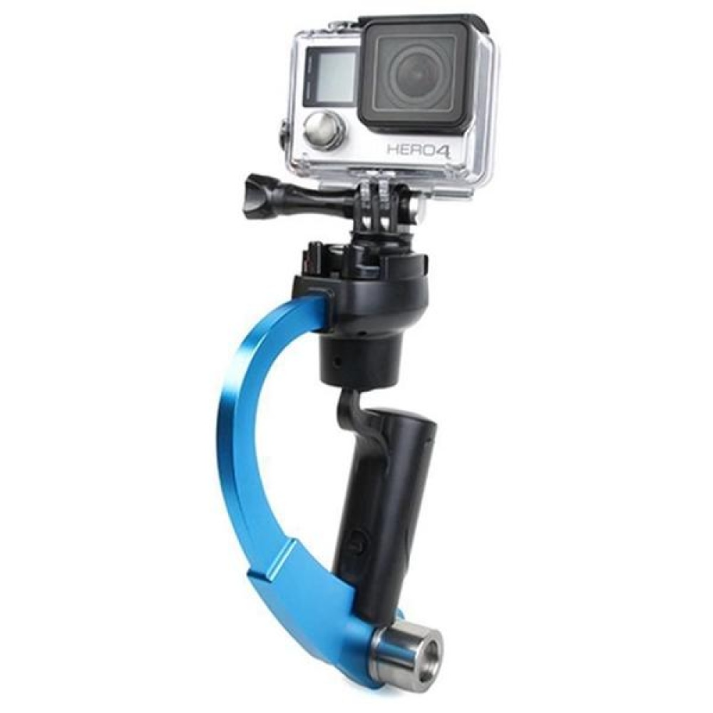 HR255 Handheld Stabilizer Mount Bow Shaped Balancer Dedicated for GoPr HERO3 Plus Hero4 - Black