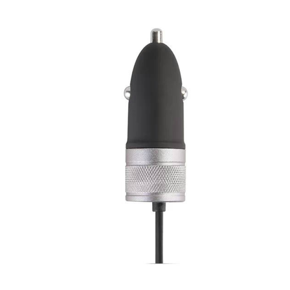 HOCO UCM01 DC12-24V Car USB Charger 2.4A for Android Phone - White&Gold - Image 2