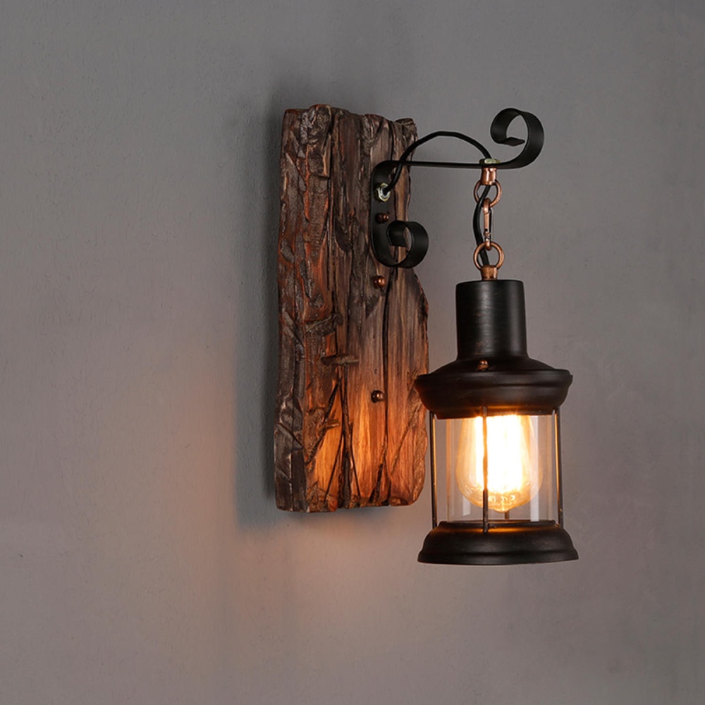 E27 Vintage Industrial Metal Sconce Wall Lamp Fixture Light Home Decor - Image 2