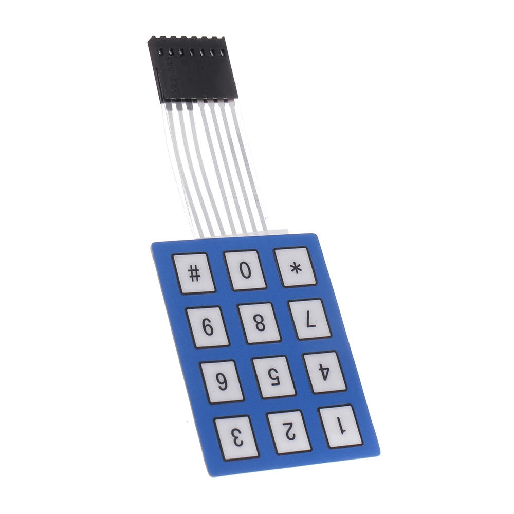 10pcs 4 x 3 Matrix Array 12 Key Keypad Keyboard Sealed Membrane 4*3 Button Pad with Sticker Switch - Image 2