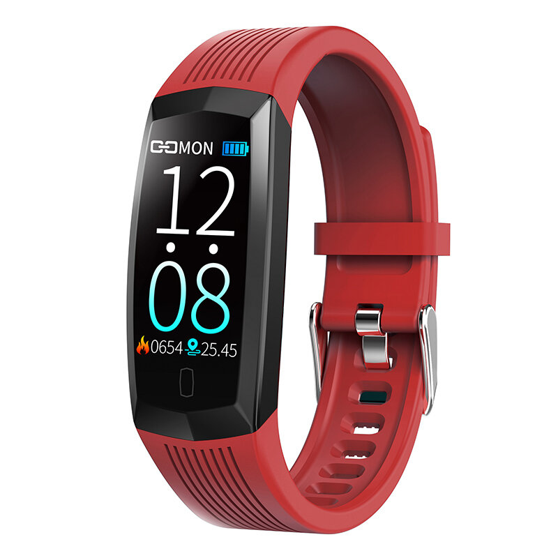 Bakeey Q21 Color Display Heart Rate Blood Pressure Oxygen Monitor Call Rejection Smart Watch - Black - Image 2