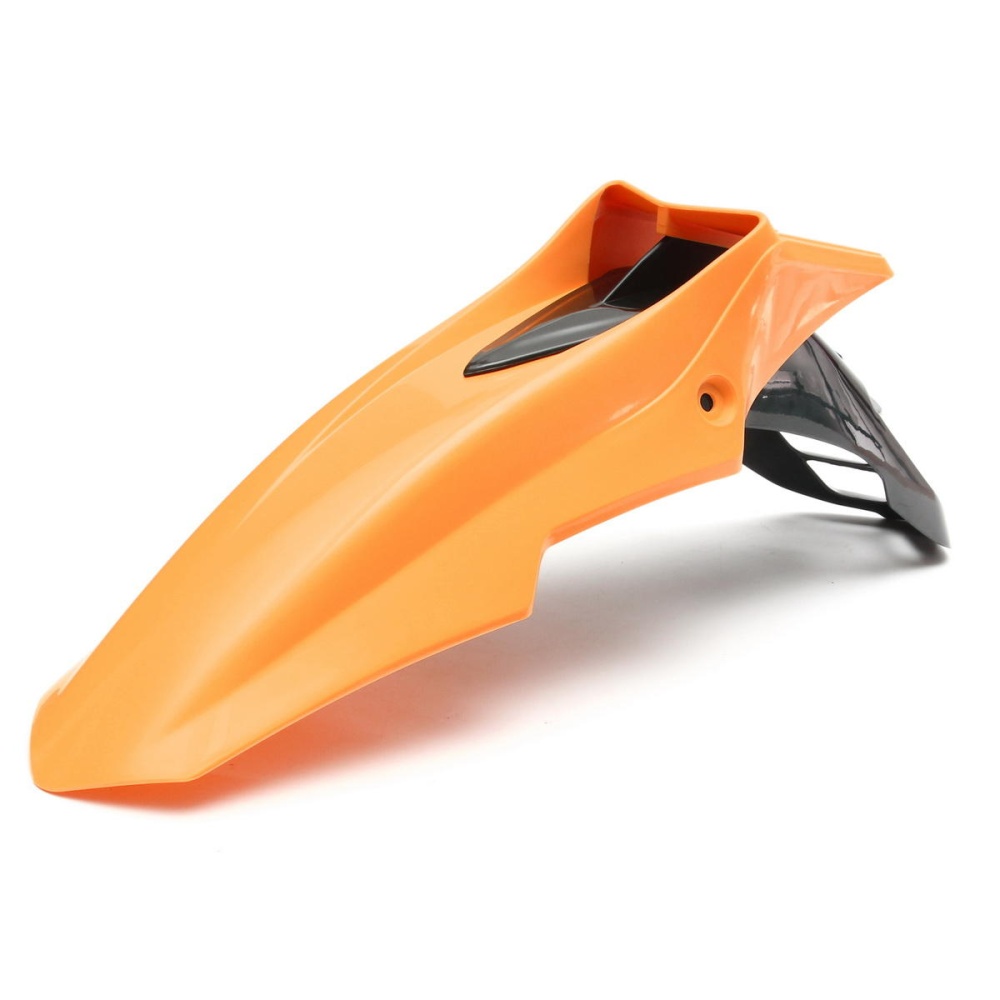 Motorcycle Front Mudguard Universal For Supermoto DRZ KX YZ WR XR CRF RMZ KLX 250 - Orange - Image 2